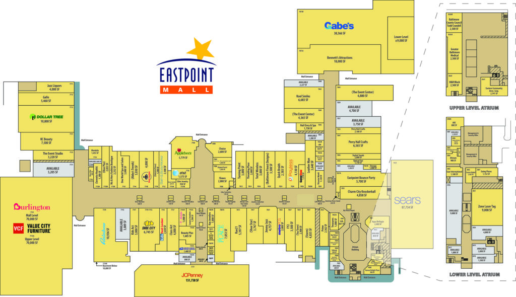 Eastpoint Mall 7839 Eastpoint Mall, Baltimore, MD MCB Real Estate