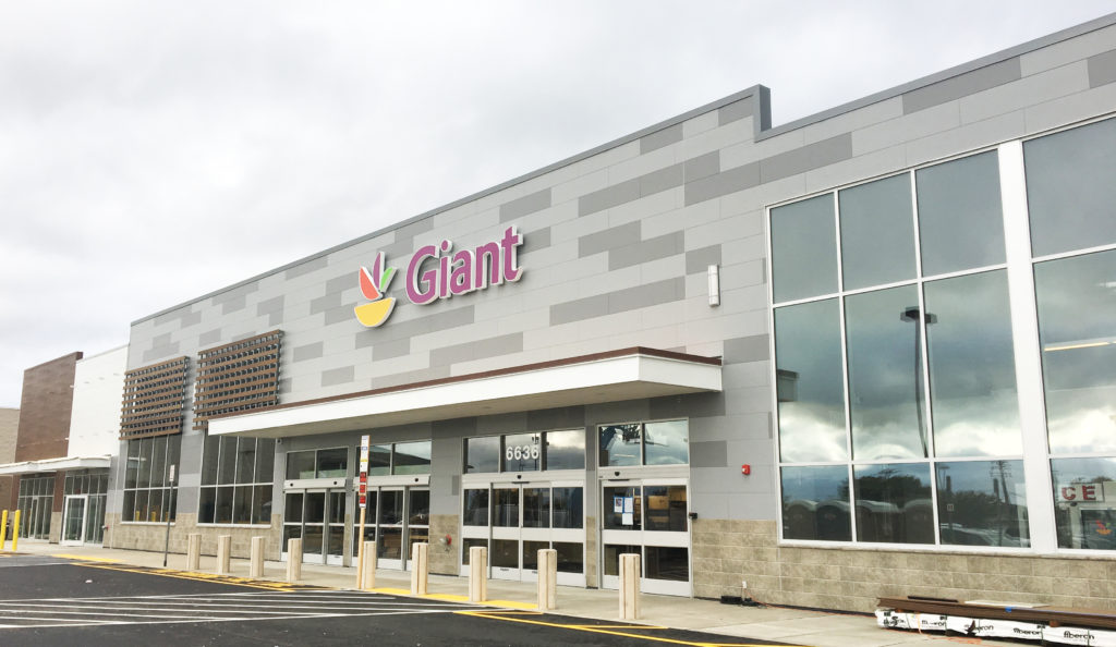 Giant Food ReOpens While Major Improvements Continue at Arundel Plaza
