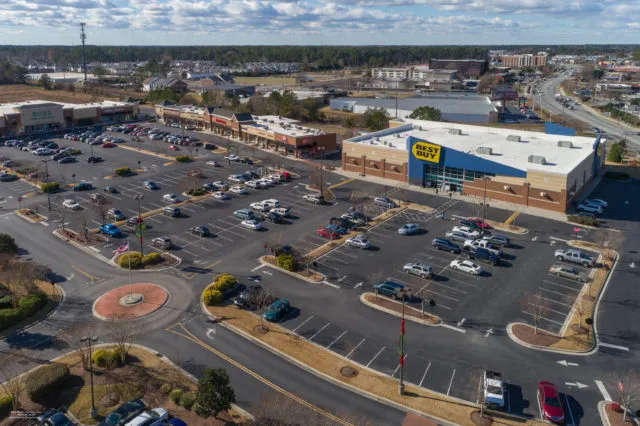 Lynncroft Shopping Center aerial view